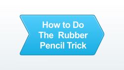 How to Do the Rubber Pencil Magic Trick Instructional Video