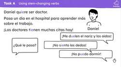 Experiencias de racismo: stem-change present verbs e--> ie, o --> ue Instructional Video