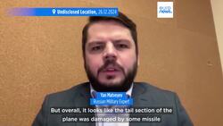 Military expert says Azerbaijan Airlines plane likely downed by anti-aircraft missile News Clip