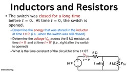 Inductor Steady-State and Transient Analysis Instructional Video