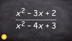 How to simplify a rational expression and write the excluded values Instructional Video
