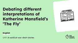 Debating different interpretations of Katherine Mansfield’s ‘The Fly’ Instructional Video