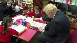 Boris Johnson visits Ruislip school following local elections around the UK News Clip