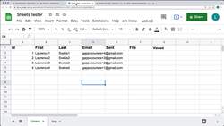 Google Apps Script - Exercise Coding Projects - Google Sheets Data Exercise Sending Emails and Updating Sheet Content Using UI Instructional Video