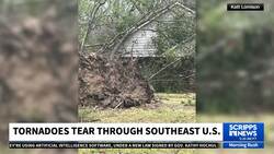 Deadly tornadoes tear through Texas, Mississippi News Clip