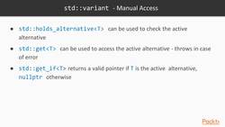 Type-Safe Interfaces with Modern C++ - std::variant – Recap Instructional Video