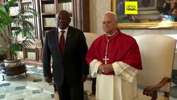 Pope Leo XIV hosts South African President Cyril Ramaphosa at Vatican News Clip