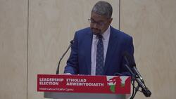 Full: Vaugh Gething delivers a speech after he was elected as the next Welsh Labour leader - HD News Clip