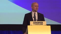 Humza Yousaf and Stephen Flynn talk at the SNP Conference on Independence Strategy News Clip