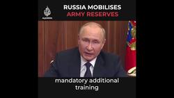 Russia’s partial mobilisation for Ukraine to begin ‘immediately’ News Clip
