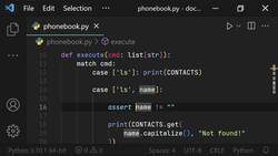 The Ultimate Guide to Python Programming With Python 3.10 - assert Statements Instructional Video