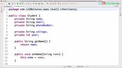 Learn Java from Scratch - A Beginner's Guide - Step 07 - Understanding Inheritance - Why Do We Need It? Instructional Video