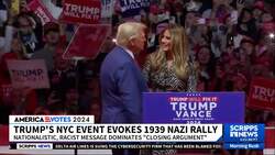 Trump rally at Madison Square Garden overshadowed by controversial comments News Clip