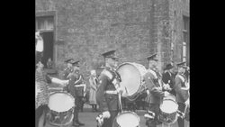 President of Saar Commission Geoffrey Knox conducts military review News Clip