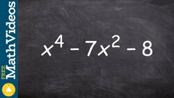How to factor a trinomial to a higher power by raising the powers of the factors Instructional Video