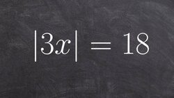 How to Solve a One Step Absolute Value Equation Instructional Video