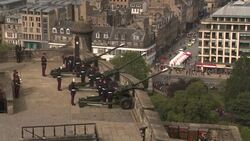 UK: A gun salute has been fired around the UK and in overseas territories at 13:00 BST as the country mourns the death of Queen Elizabeth II. News Clip