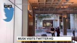 Elon Musk Enters Twitter HQs, Said to Address Staff on Friday News Clip