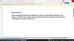 Recommender Systems Complete Course Beginner to Advanced - Machine Learning for Recommender Systems: Quiz Instructional Video