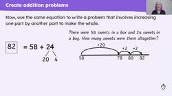 Create addition and subtraction problems Instructional Video
