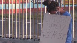 CLEAN : Protest against planned reopening of schools in Cape Town News Clip