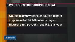 Bayer Loses Third Roundup Trial News Clip