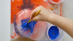Art Activity: Paint on Ice Instructional Video