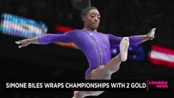 Simone Biles Wraps World Championships With 2 Gold Medals News Clip