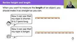Length can be measured in any direction to give height, length and distance Instructional Video