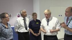 Boris Johnson visits Cambridge hospital News Clip
