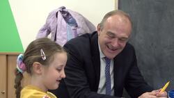 Liberal Democrat leader Sir Ed Davey visits a local charity in Warley News Clip