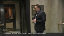 Environment minister faces backlash over road funding comments News Clip