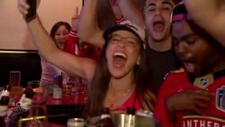 Panthers fans celebrate Game 5 win in Florida News Clip