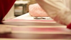 Making Candy Canes Stock Footage