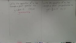 Write the equation of a line parallel to another through a point Instructional Video