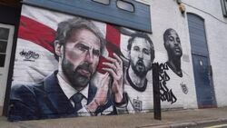 CLEAN : 'You did us proud': London mural celebrates England team News Clip