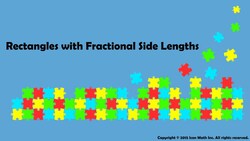 Rectangles with Fractional Side Lengths Instructional Video