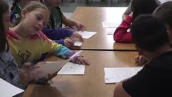 Seaford elementary school brings smiles to faces of cancer survivors across Long Island News Clip