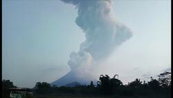 Indonesian volcano spews smoke, ash into sky Instructional Video