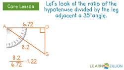 Finding Lengths in Right Triangles: Introducing the Secant Ratio Instructional Video