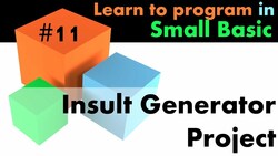 Building an Insult Generator with Small Basic Instructional Video
