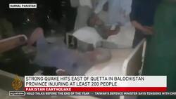 Houses collapse after earthquake hits southern Pakistan News Clip
