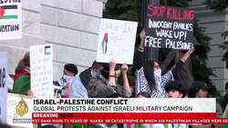 ‘It’s genocide’: Protesters slam Israel, support Palestinians News Clip