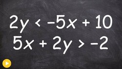 How to determine the solution of a system of linear inequalities by graphing Instructional Video