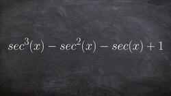 Factor and use fundamental identities to simplify Instructional Video