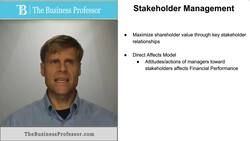 Stakeholder Management Instructional Video