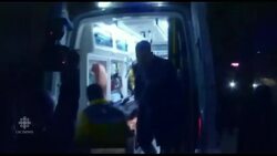 Ambulance carrying shot Russian ambassador arrives at Ankara hospital News Clip
