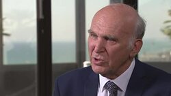 Liberal Democrats conference: Vince Cable claims anti-Brexit message is starting to get through Stock Footage