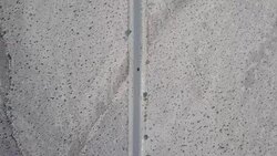 Aerial Drone Shot of Vehicle Travelling on Route 66 Stock Footage