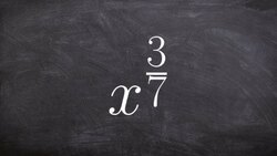 How to rewrite an exponent with a power as a fraction as a radical Instructional Video